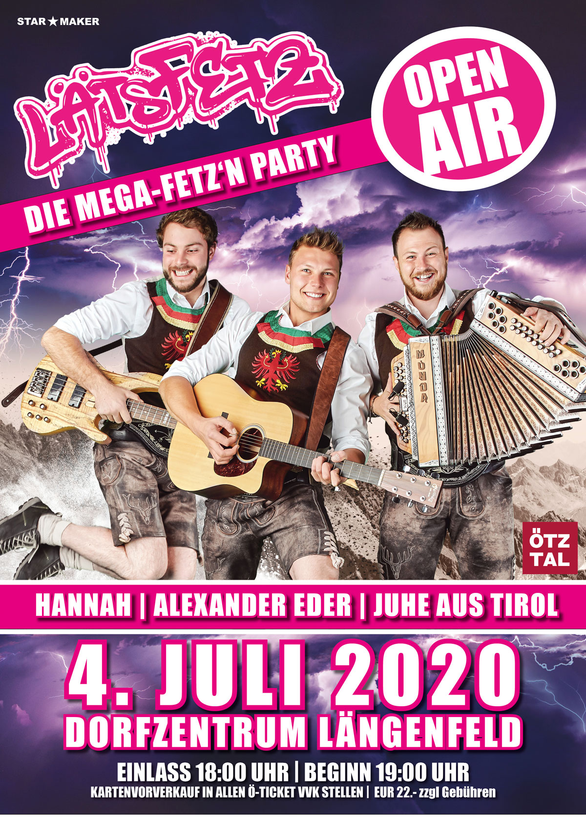 Open Air - Dorfzentrum Längenfeld Open Air - Dorfzentrum Längenfeld